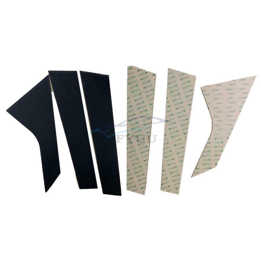 6 × PC Car Body Shape Window Door Decoration Cover For Hyundai Sonata 2020 2021
