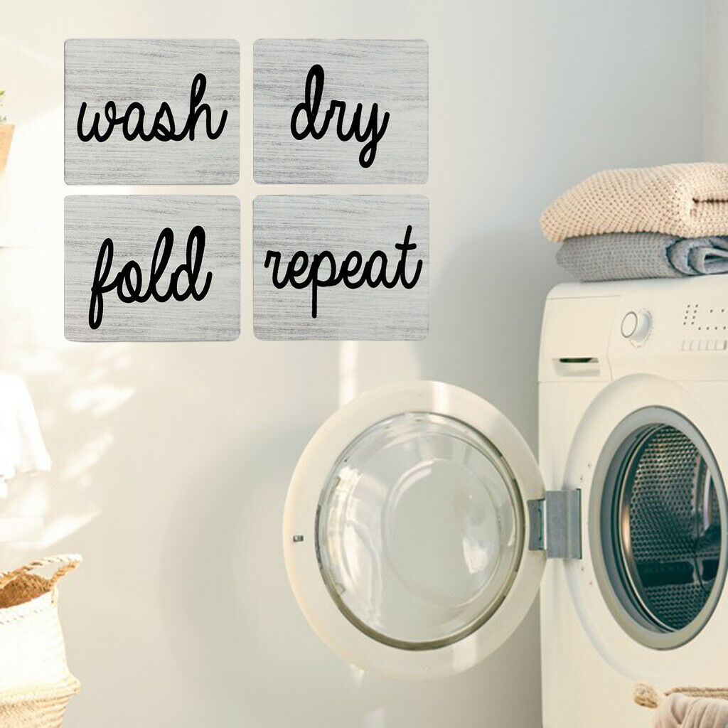 Laundry Signs Farmhouse Laundry Room Wall Decor Wooden Plaques Home Decor