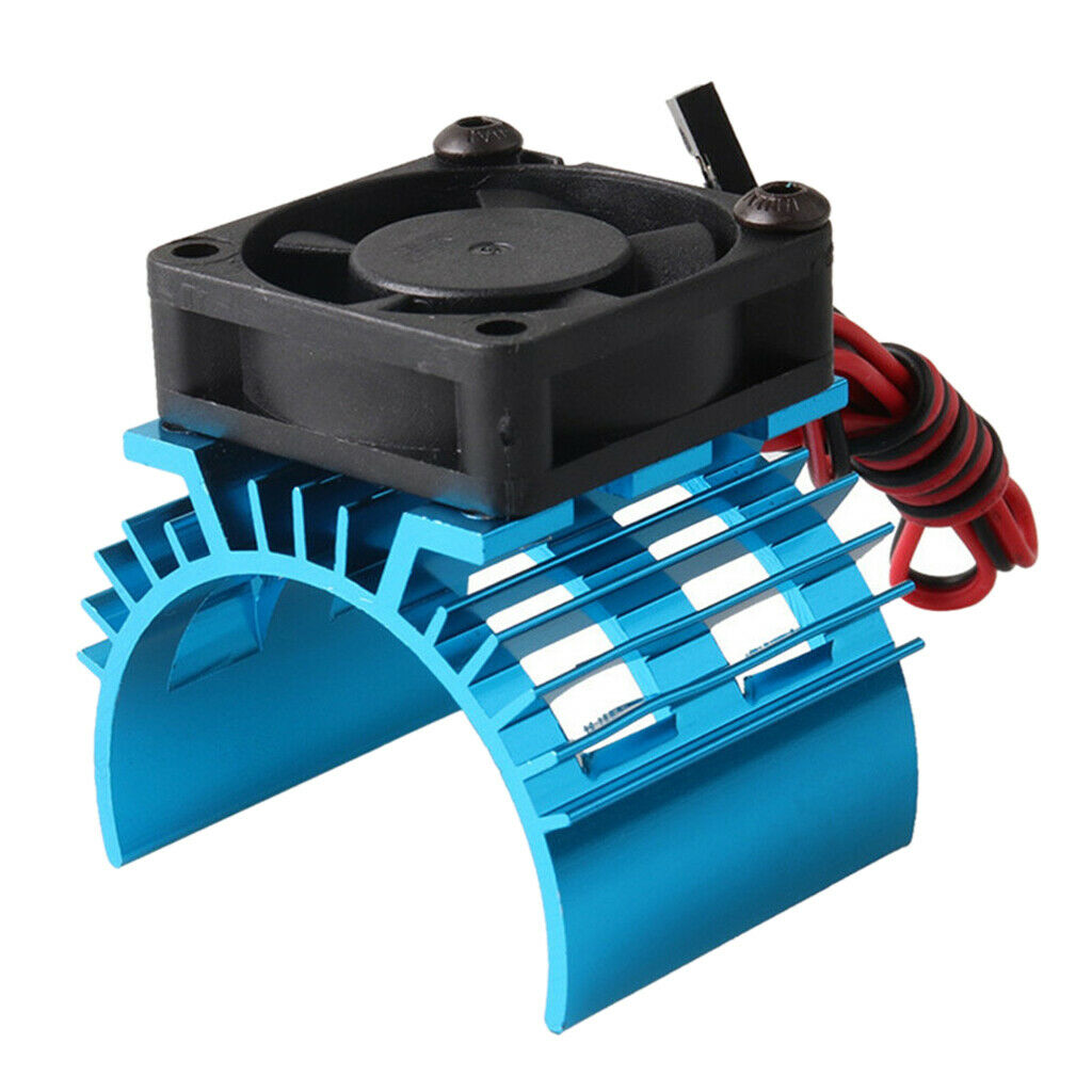 540 550 Motor Heatsink W/ Cooling Fan For HSP Axial  1/10 RC Car DIY