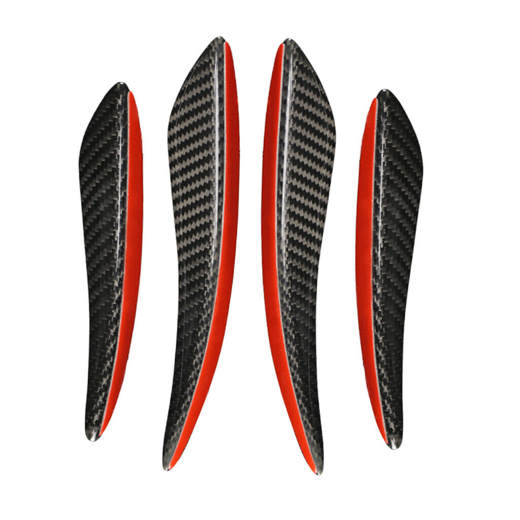 Decorate Black Carbon Fiber Body Kit Front Bumper Spoiler Canard Lip For BMW