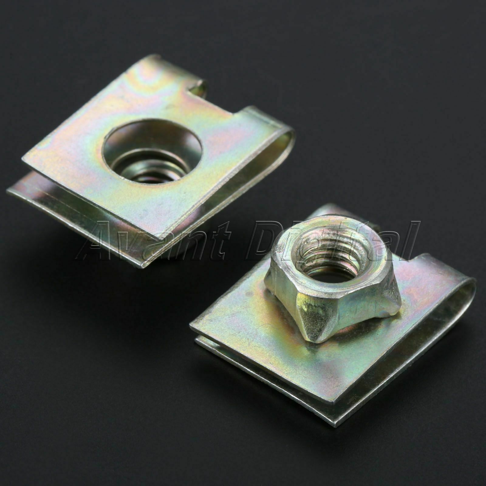 Wholesale 20Pcs Car Nuts Speed Clips-U 22x16mm Fasteners Retaining Rivets Metal