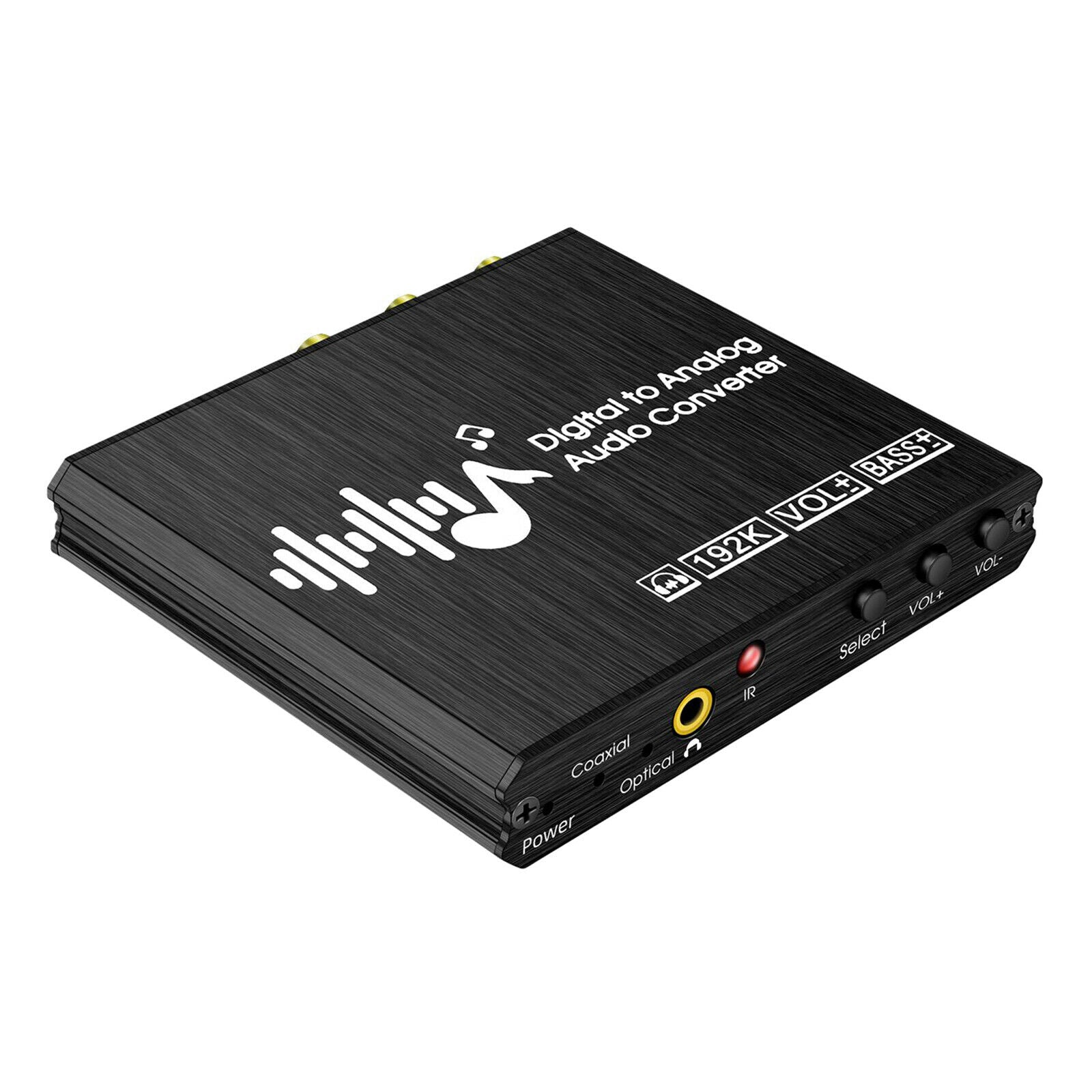 Digital-Analog Audio Converter DAC USB 192KHz with Remote Control for DVD TV .