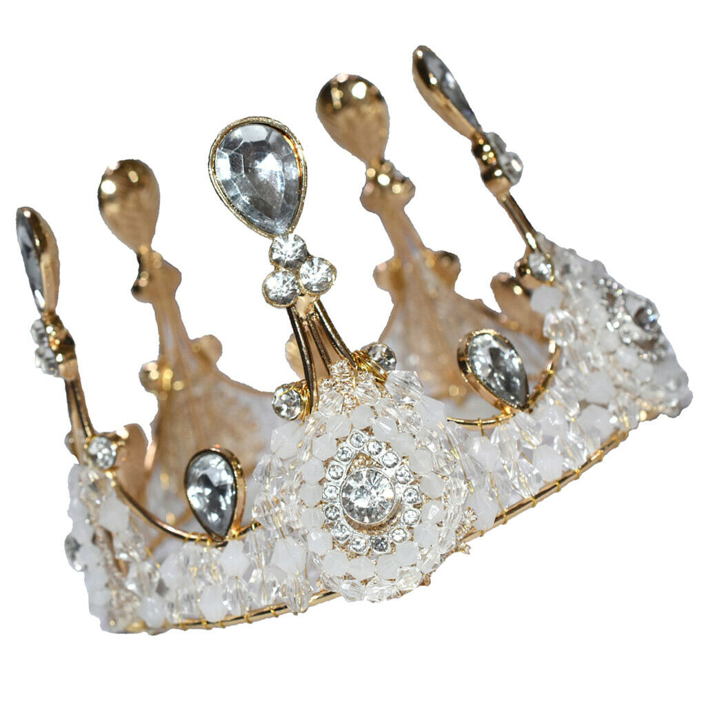 Sparking Girls Princess Tiara Crystal Crown Wedding Birthday Party Headpiece