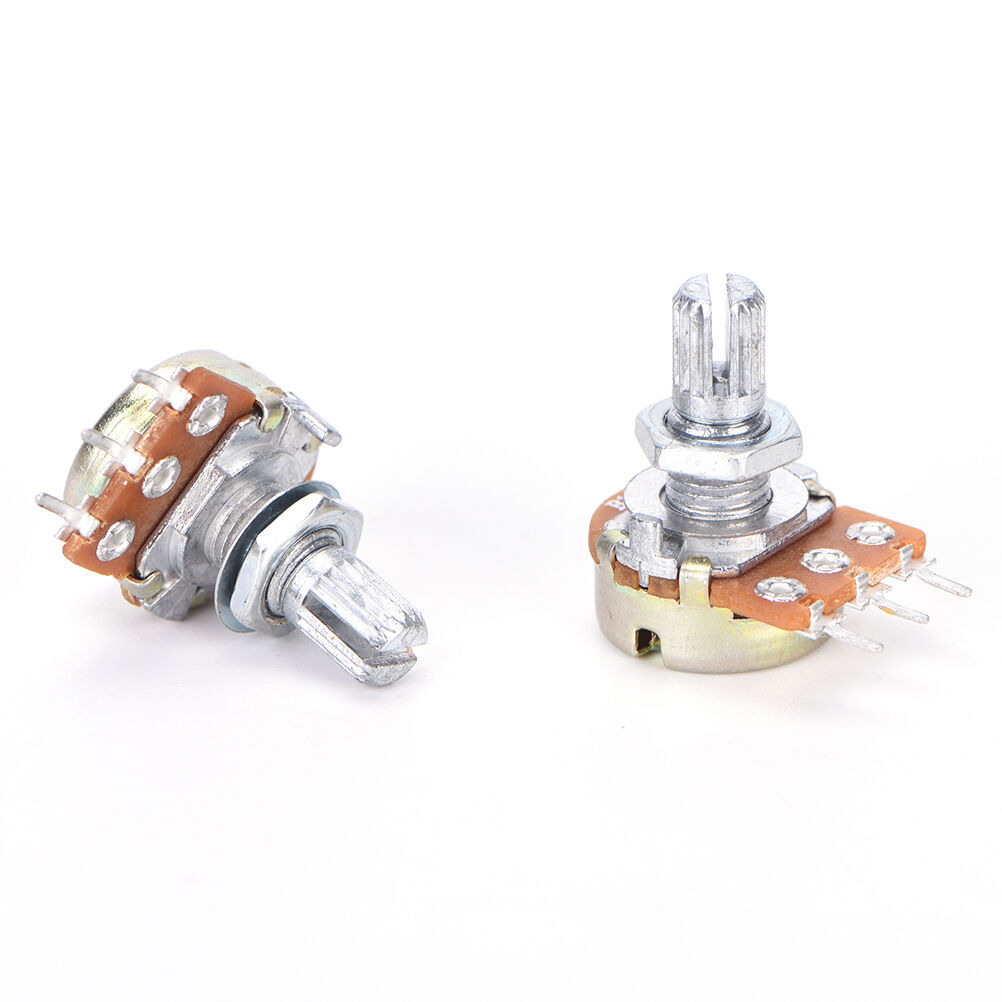 10 PCS WH148 B10K Linear Potentiometer 15mm Shaft With Nuts And Washer TYN G SJ