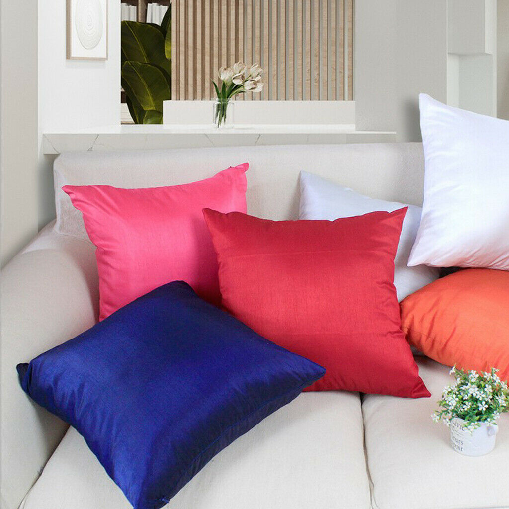 Solid Color Super Soft Cozy Velvet Sofa Pillowcover  Black_50x50cm