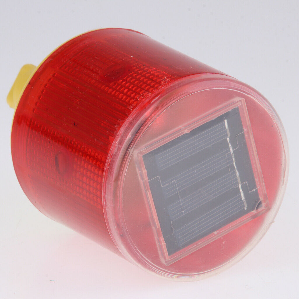 Led Waterproof Solar Warning Caution Lamp For Traffic Road Barricade JS-03