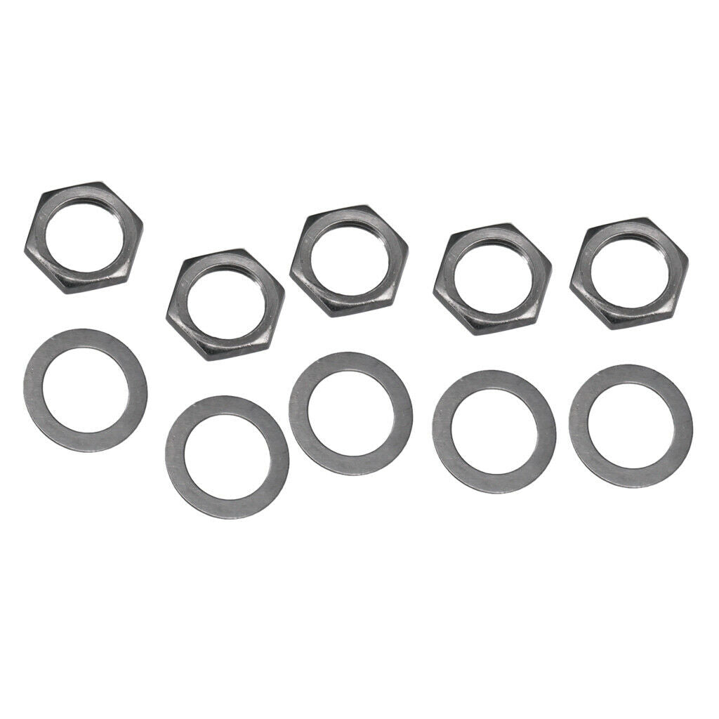 10 Pcs Guitar Nut Iron Washers Guitar Accessories Music Instruments