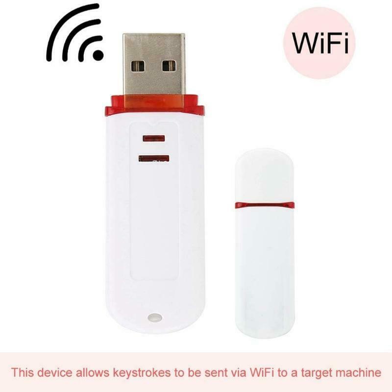 2.95X1.18in White WHID WiFi HID Injector USB Rubberducky On Steroids
