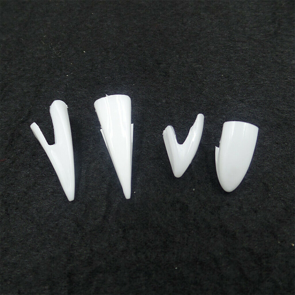 4pcs Vampire Fangs Halloween Party Dress Up False Teeth Realistic False Tooth