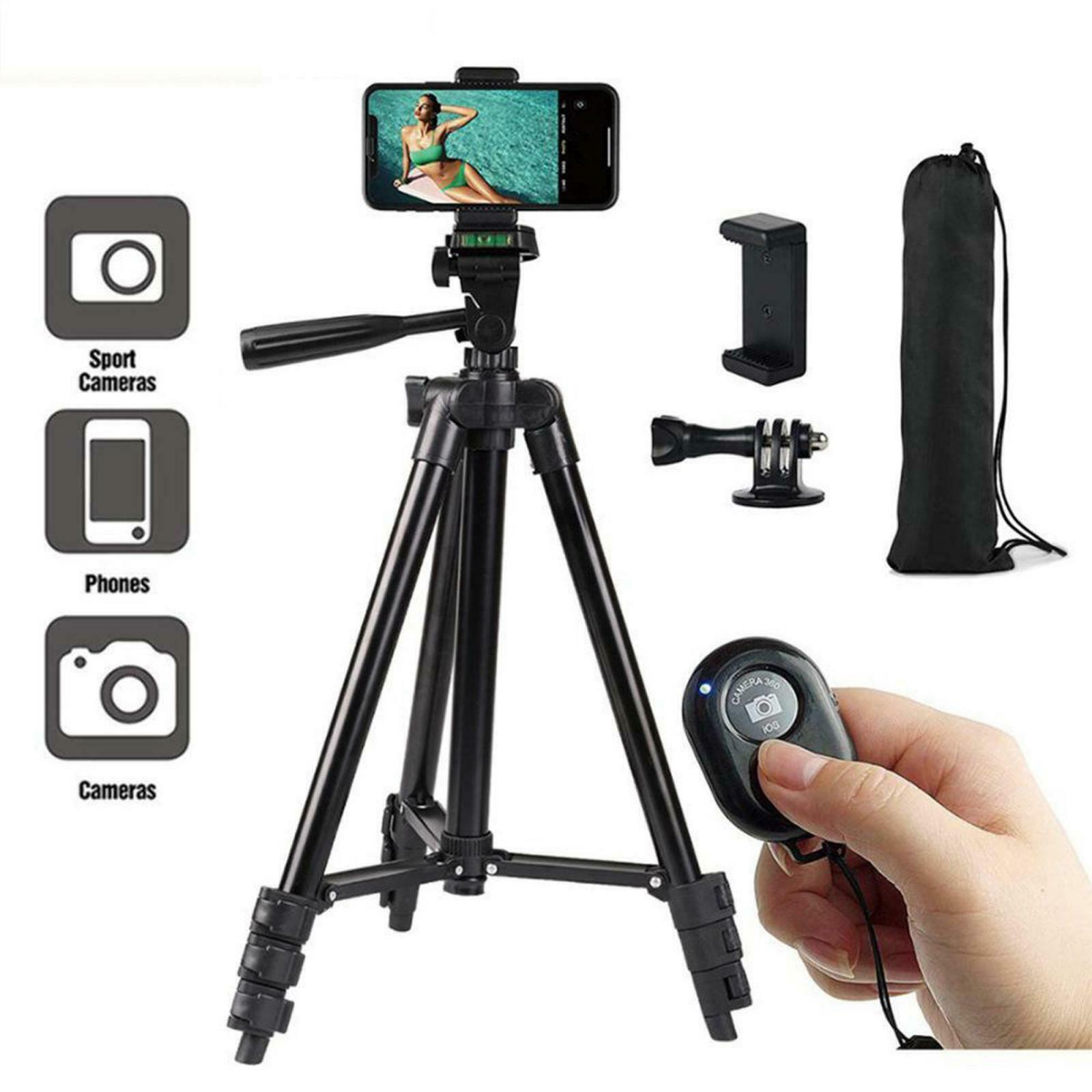 Tripod Selfie Stick Bluetooth Remote for  DSLR Camera Accessory Kits