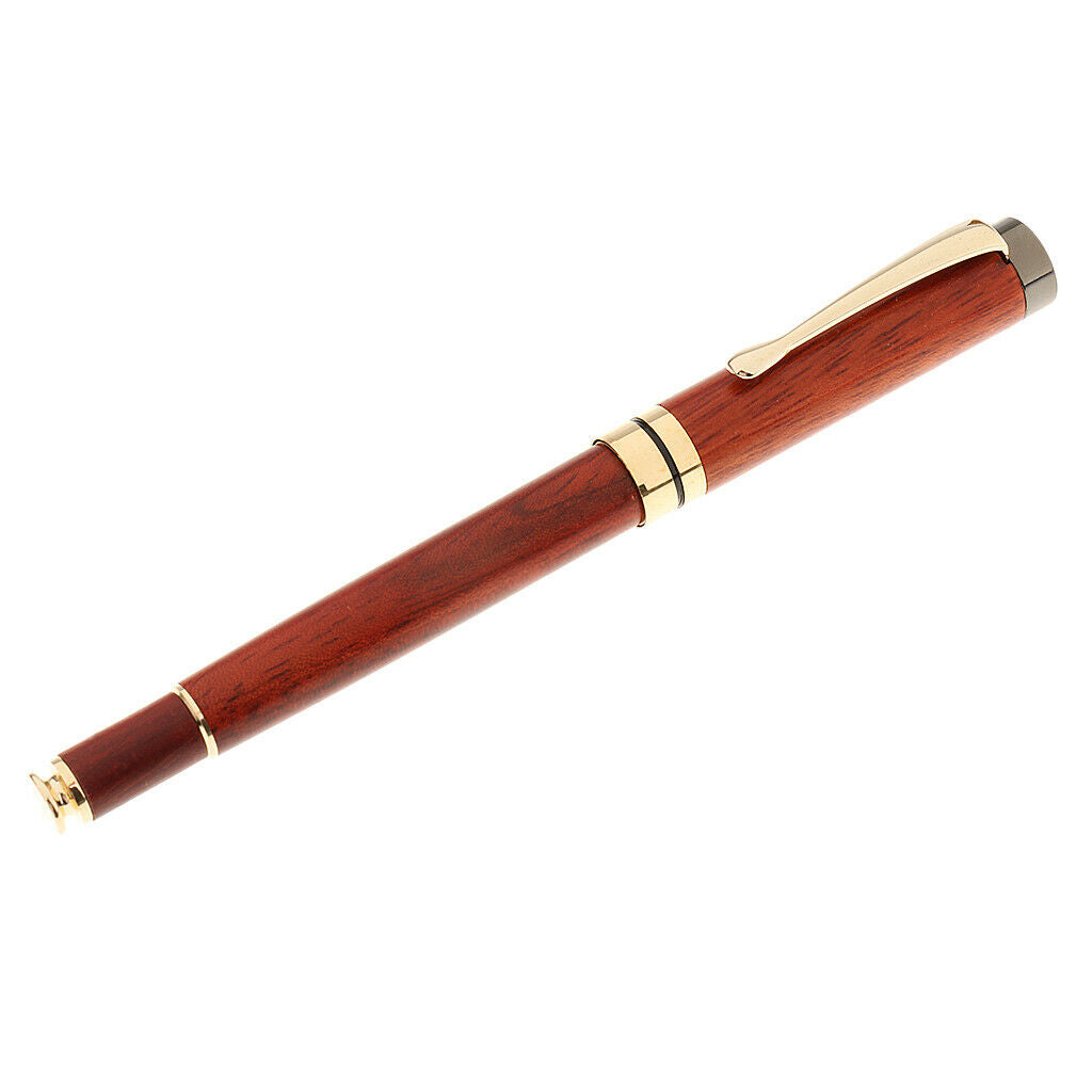 Durable Finest Rosewood Fine Nib Fountain Pens Gift Souvenir for Friends Family