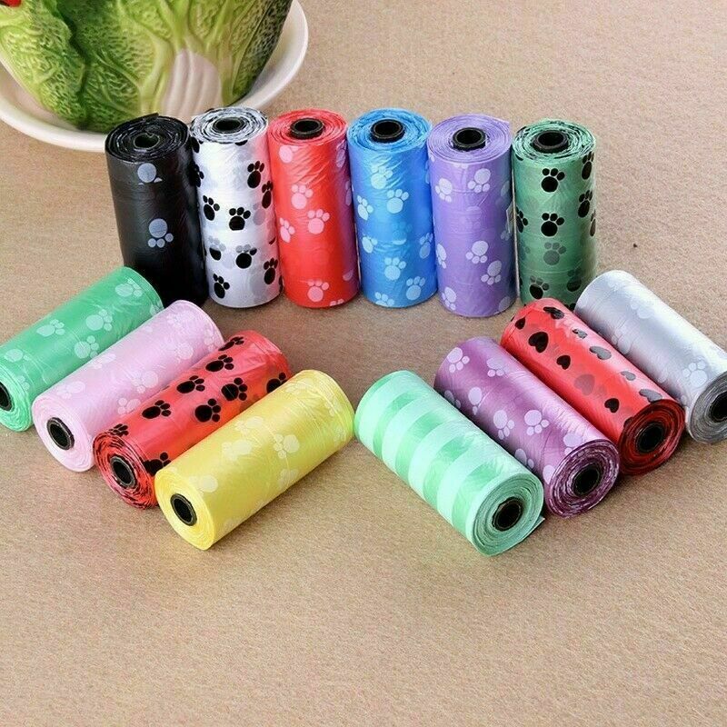 Degradable Pet Waste Poop Bags Dog Clean Up Refill Garbage Bag 10Roll/150PCS