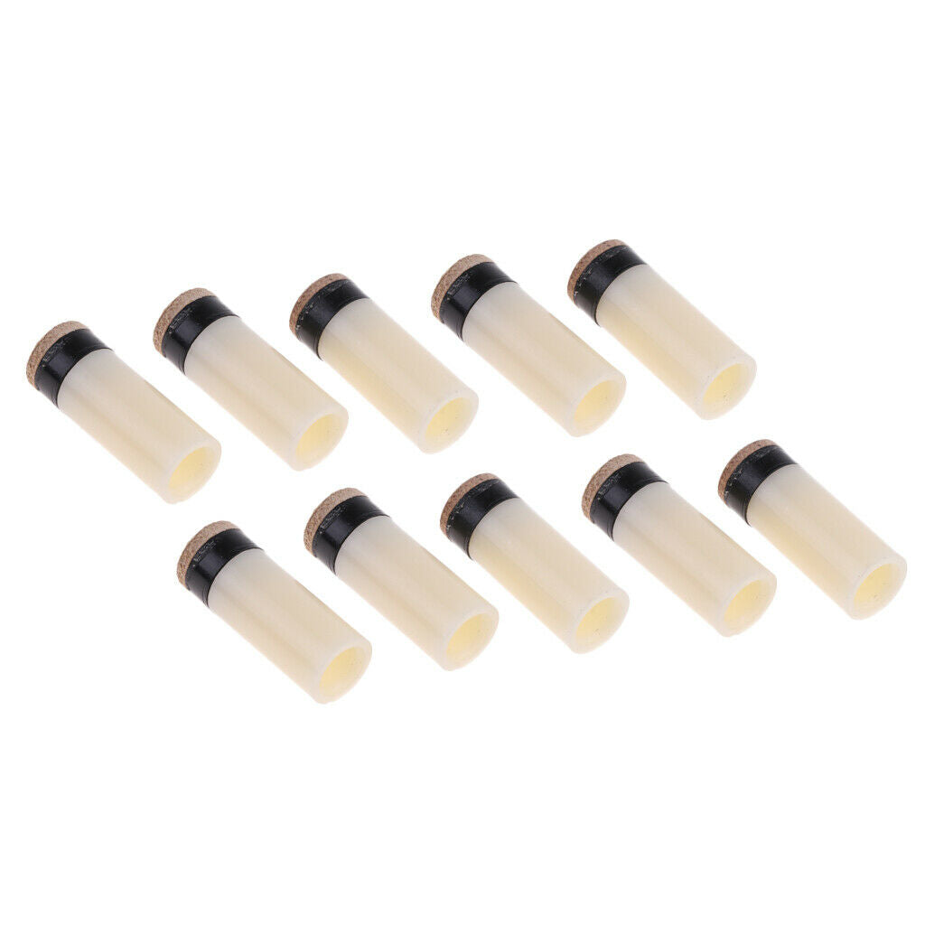 10 pieces billiard replacement screw tips pool cues snooker tips 12 mm