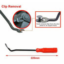 8.7" Fastener Clip Remover Trim Remover Repair Tool, Auto Trim Upholstery