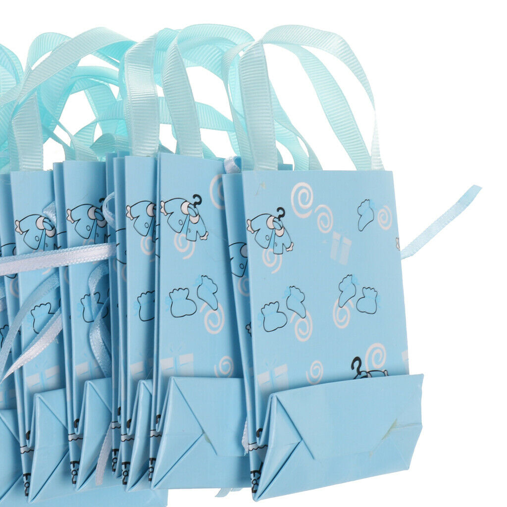 24 Cute Girl Boy Baby Shower Candy Gift Bags Tote Birthday Party Favor