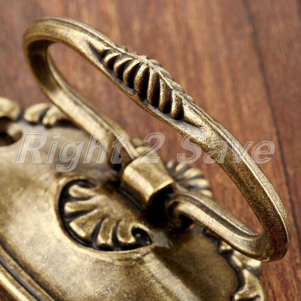 Retro Cabinet Drawer Knob Ring Home Furniture Bookcase Wardrobe Door Pull Handle