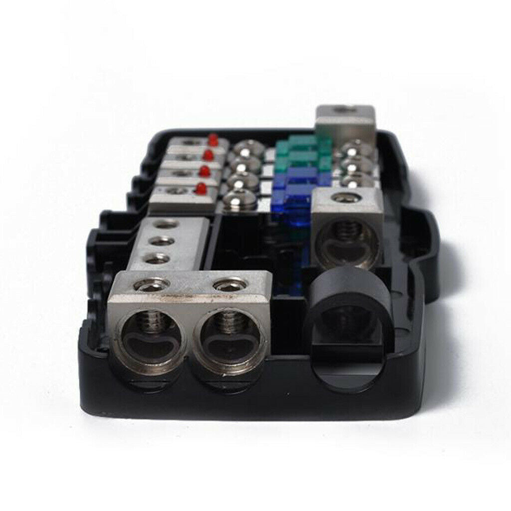 Auto Audio Power Distribution ANS Fuse Distribution Block, 4 Way ANS