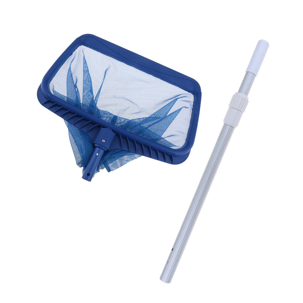 50cm Leaf Skimmer Net with 1M Telescopic Pole Leaves Collector for Home Pond
