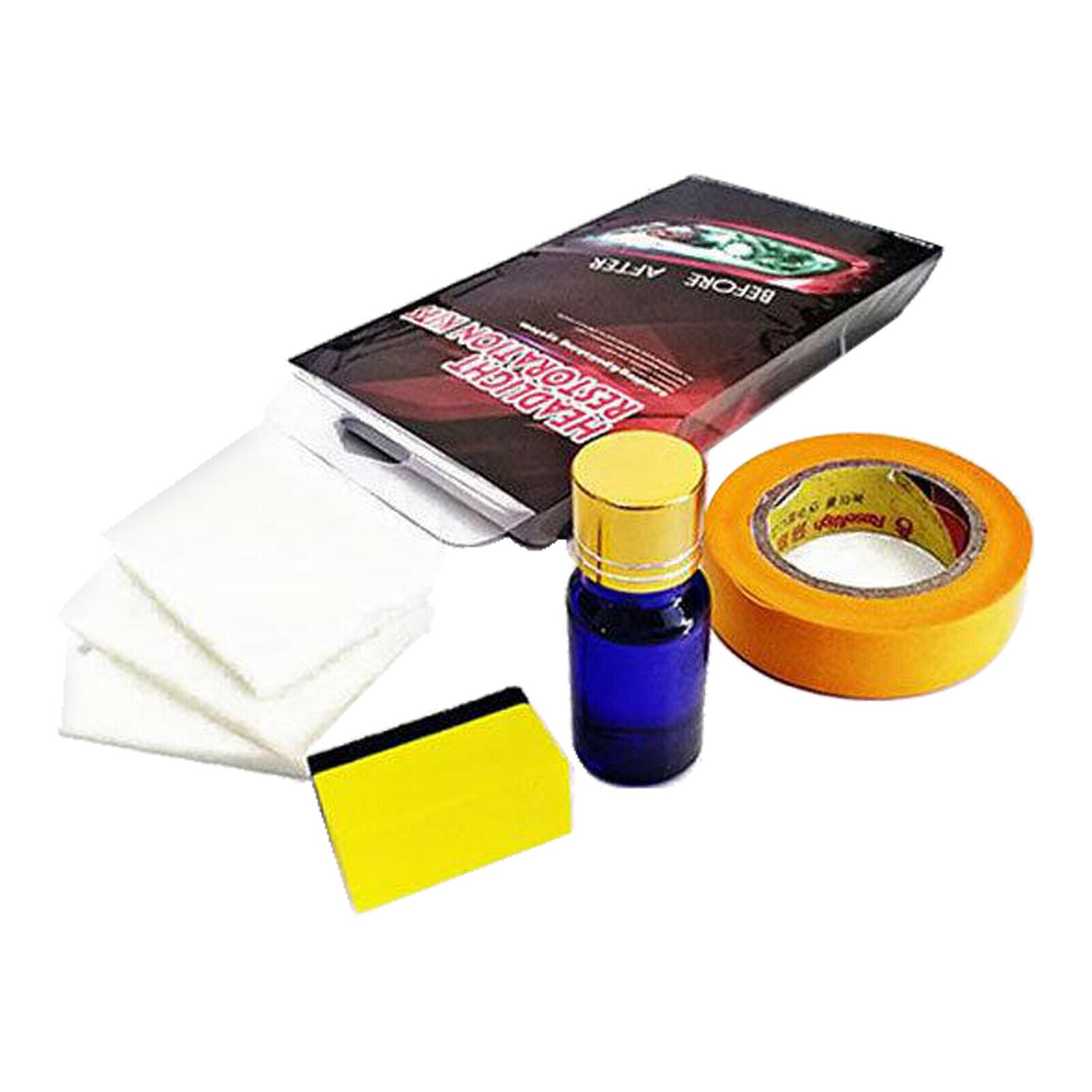 Vehicle Auto Car Headlight Restoration Kit Scratch Remover Easy to use