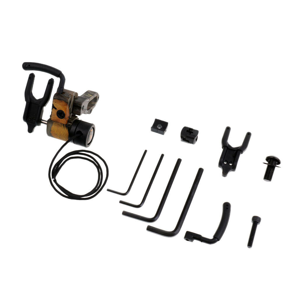 Archery Compound Bow Drop Away Arrow Rest - Right Hand/Lock Down Woods Camo