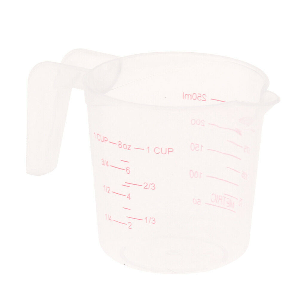 Transparent Plastic Measuring Cup For Young Parrot Baby