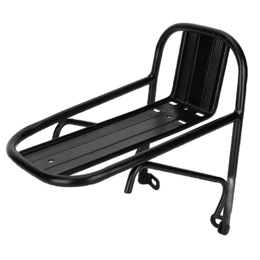 Alum Alloy Bike Front Rack Cargo Rack Panniers 15KG Load  Equipmet Black
