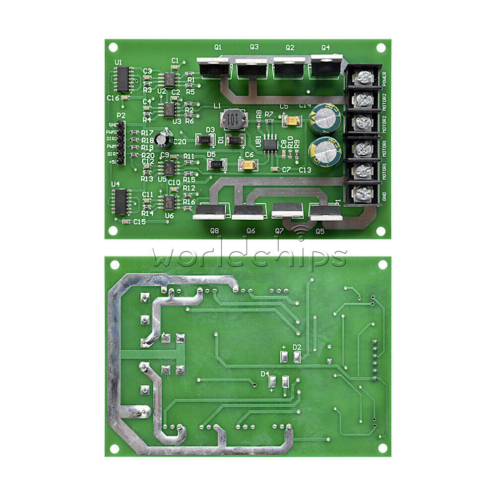 10A Dual Motor Driver Module Board H-bridge DC MOSFET IRF3205 3 -36V
