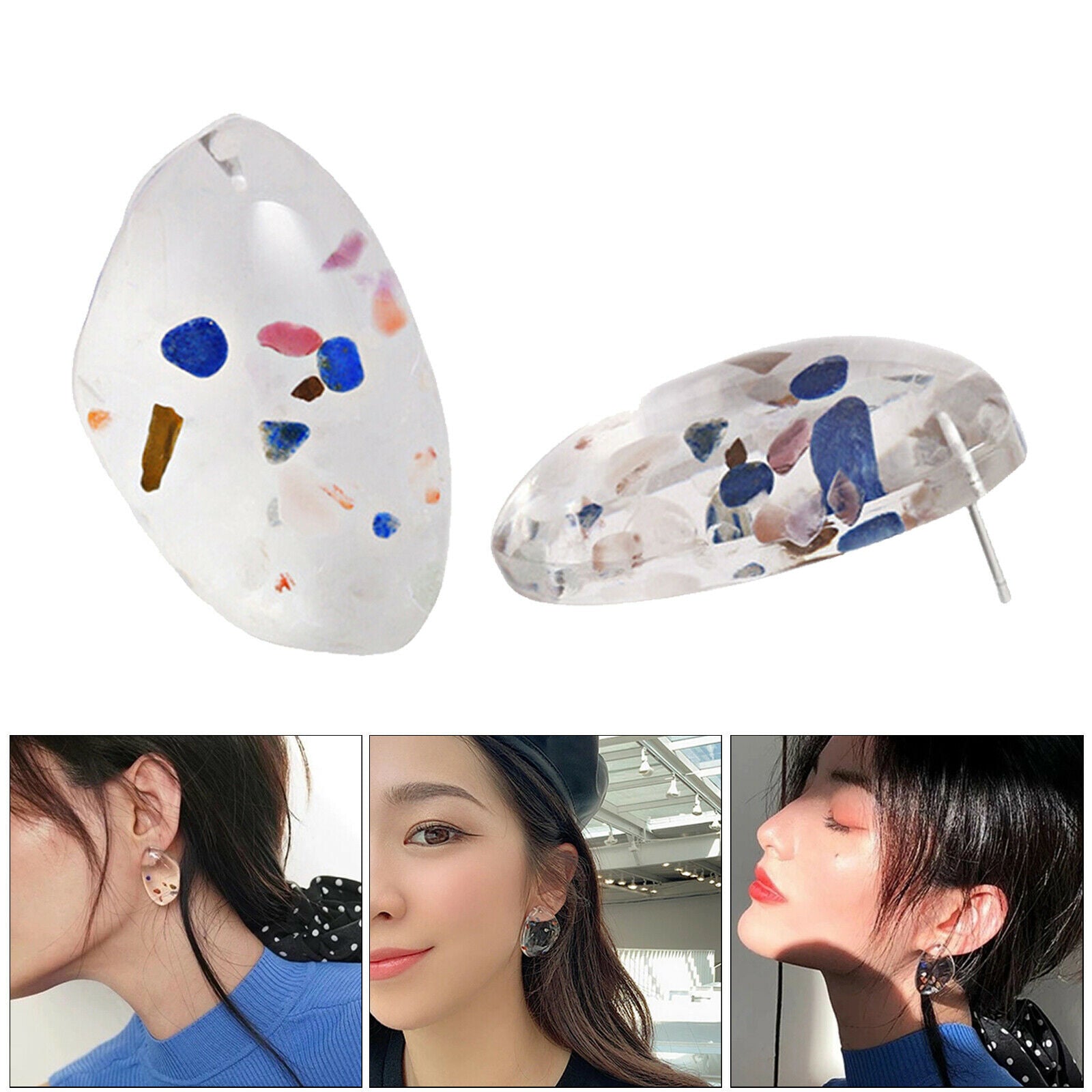 Hyperbole Women Earrings Ear Studs Personality Wedding Party Jewelry Gift