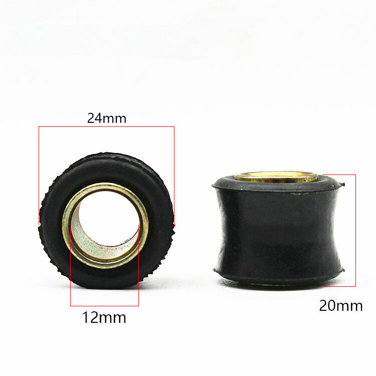 4pc Motorcycle Rear Shock Absorber Rubber Bush Bike Spare 12mm AVT Rear Tool