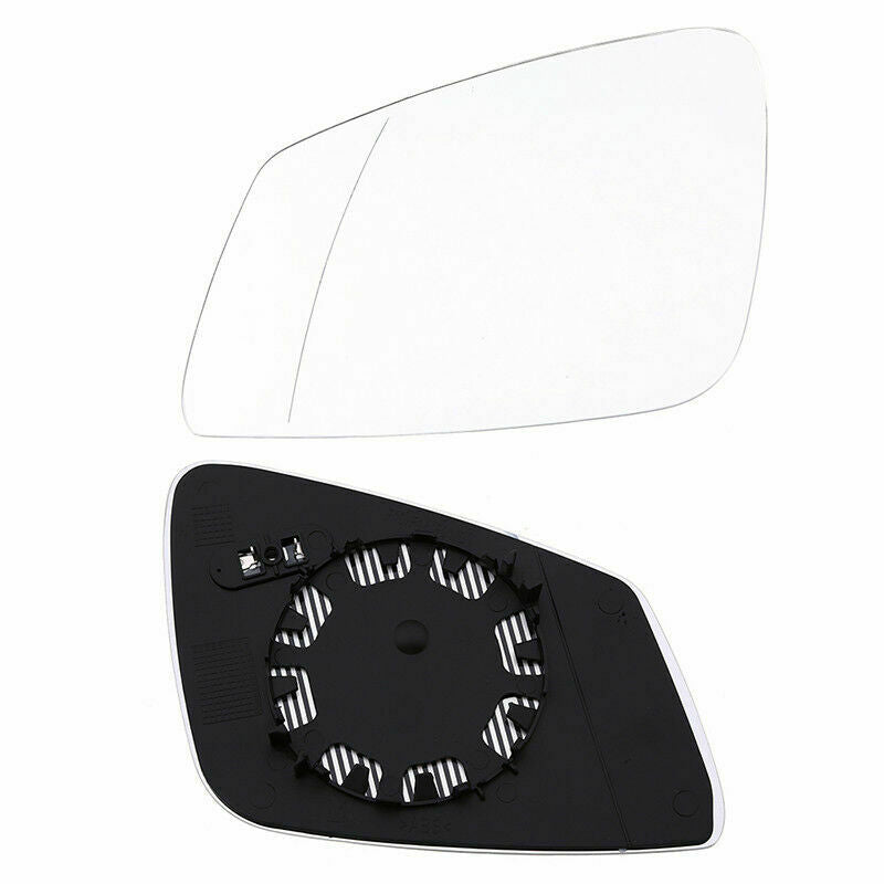 For BMW 5-Series E60 E61 LCI GT F07 Left Side Car Mirror Glass Heated White New