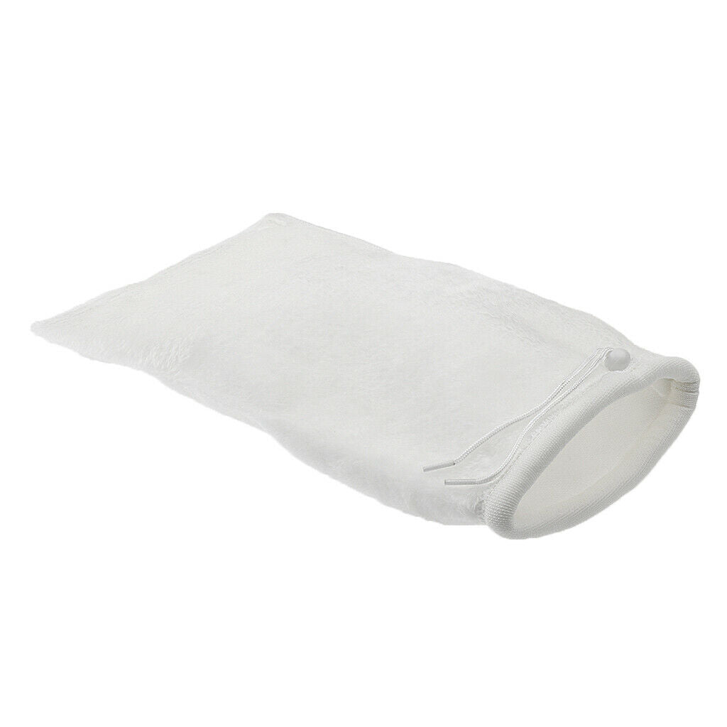 10x Reusable Aquarium Filter Drawstring Filtration Bag Sump Filter 20x35cm