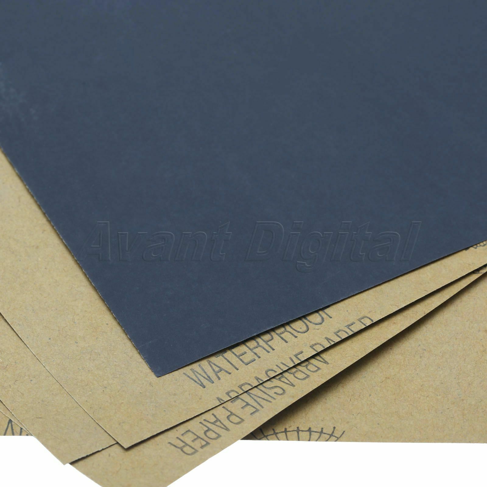 3pcs P2000 Grit Wet Dry Abrasive Paper Waterproof Polishing Sandpaper Sheets