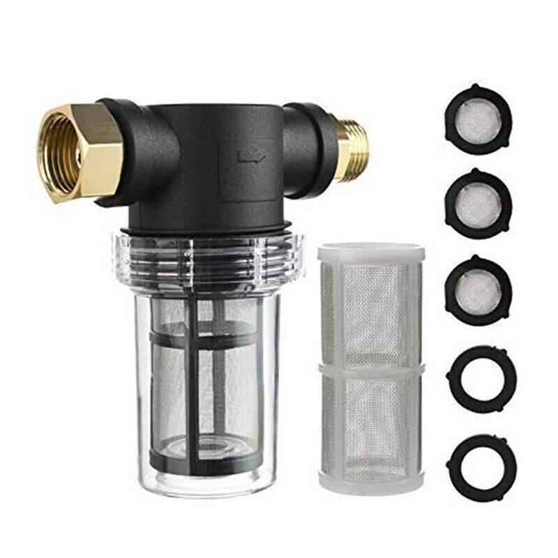 Garden Hose Filter for Pressure Washer Inlet Water, Inline Filter for SedimentY7