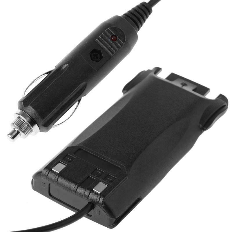 Car Charger Battery Eliminator Adapter For Baofeng UV-82 Radio Walkie Talkie