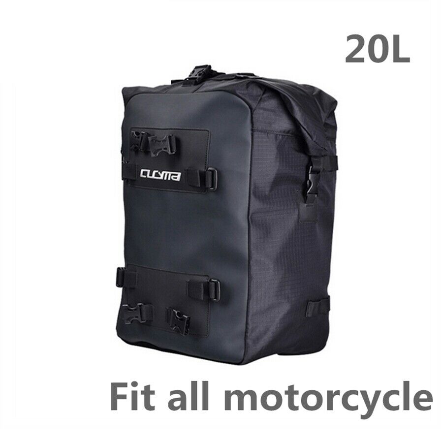 Universal 20L Multi-function Waterproof Motorcycle Rear Tail Seat Bag Side Bag