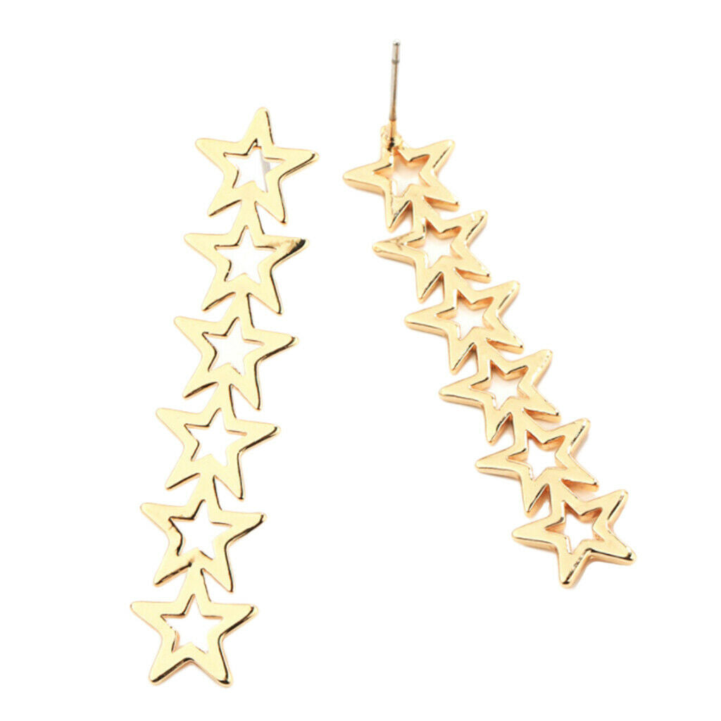 1 pair stars drop stud earring eardrop women fashion jewelry gifts