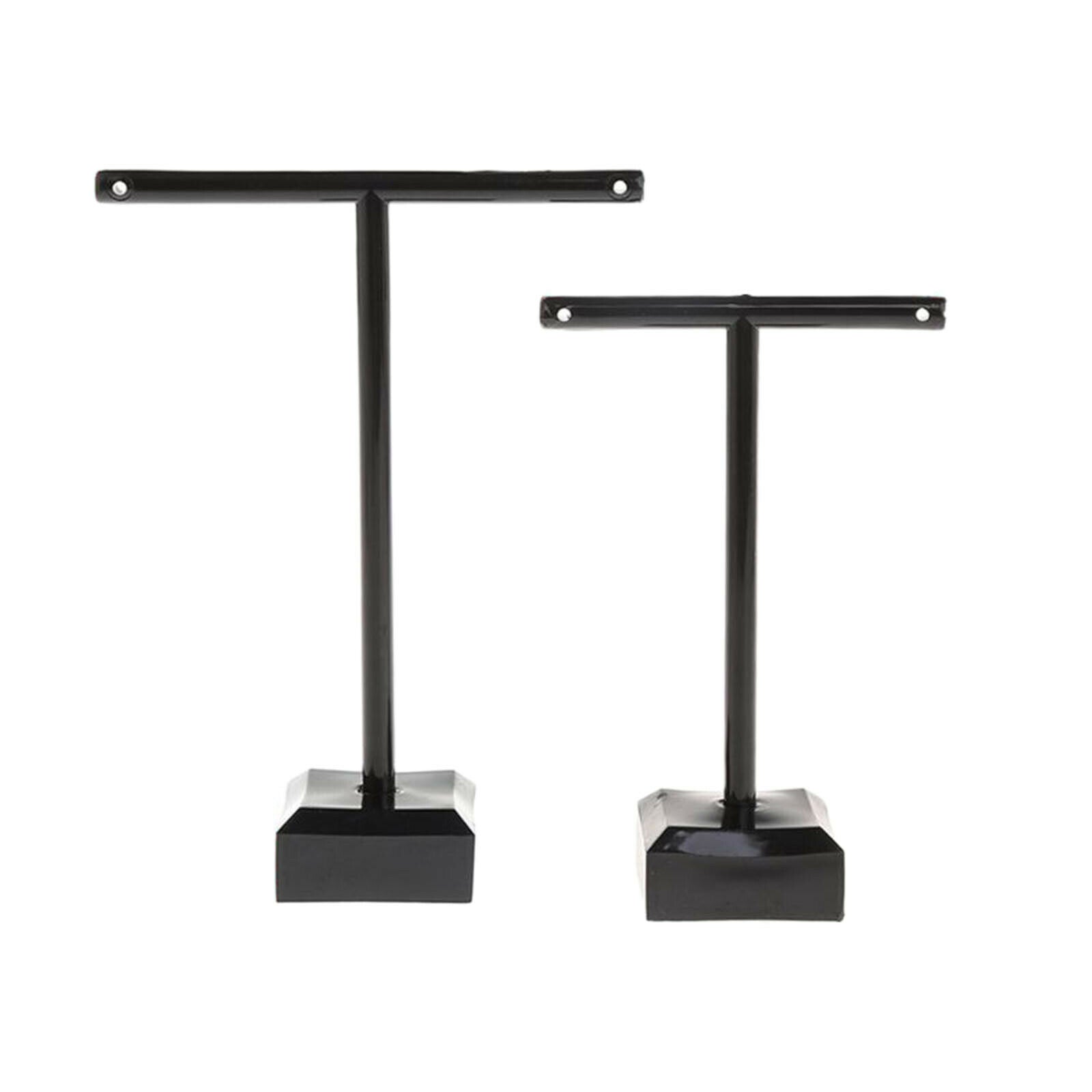 Metal Jewelry T-Shape Earrings Display Rack Stands Showcase Case Holders