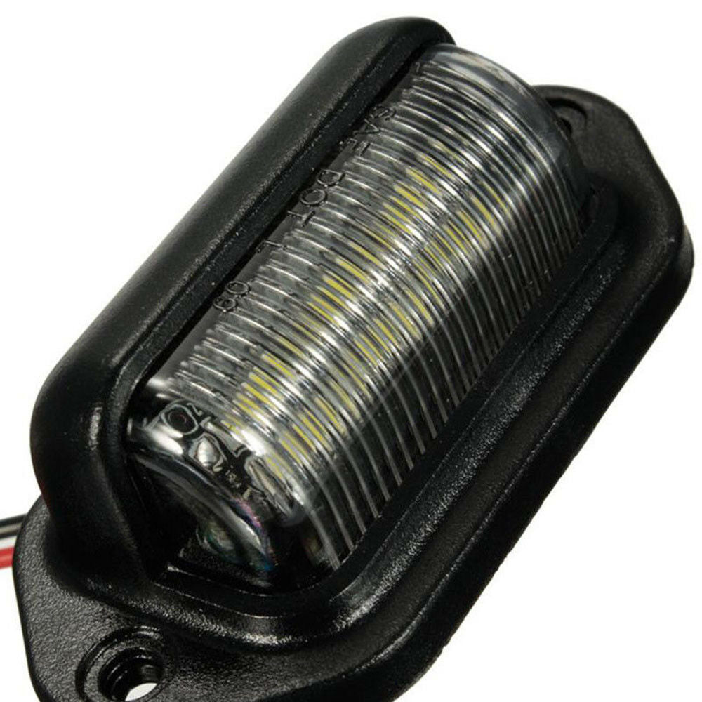 2 Pack 12V 6 SMD LED License Plate Lamp Light for Truck SUV Trailer Van