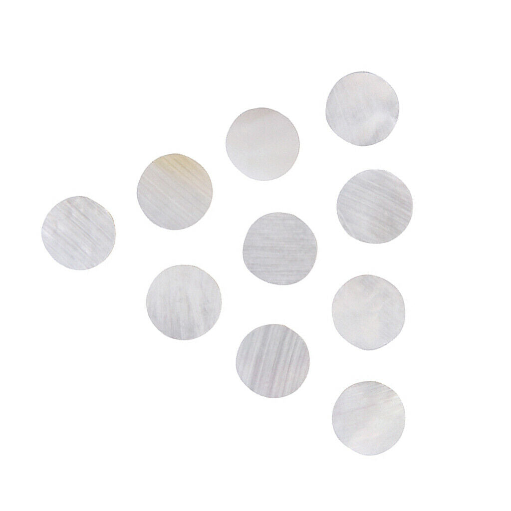 10 Points Luthier Shell 6.2mm For Decoration Accesses Guitar Electric Decoration