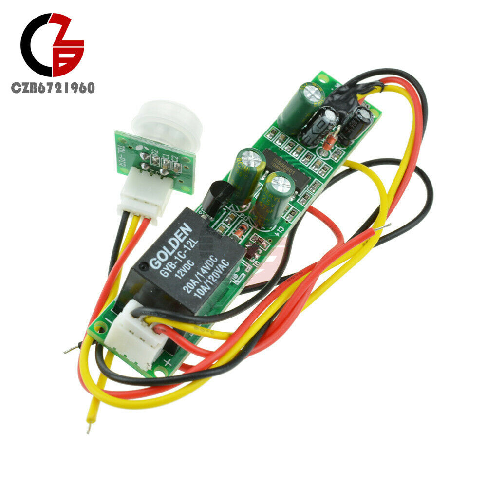 5A DC 12V Useful IR Pyroelectric Infrared PIR Motion Sensor Detector Module