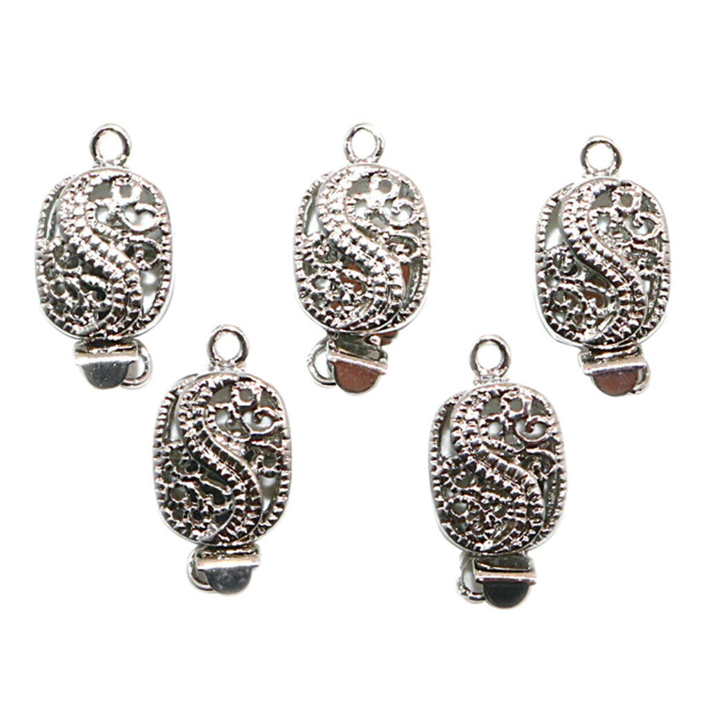 5pcs Animal Dragon Carving Connectors DIY Bracelet Necklace Clasps (1.7x1cm)