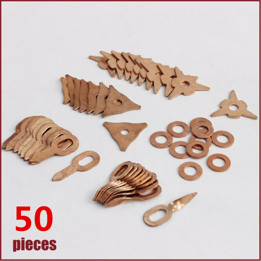 50 Pcs Car Dent Repair Tool Copper Coated Steel Spot Welder Welding Consumables