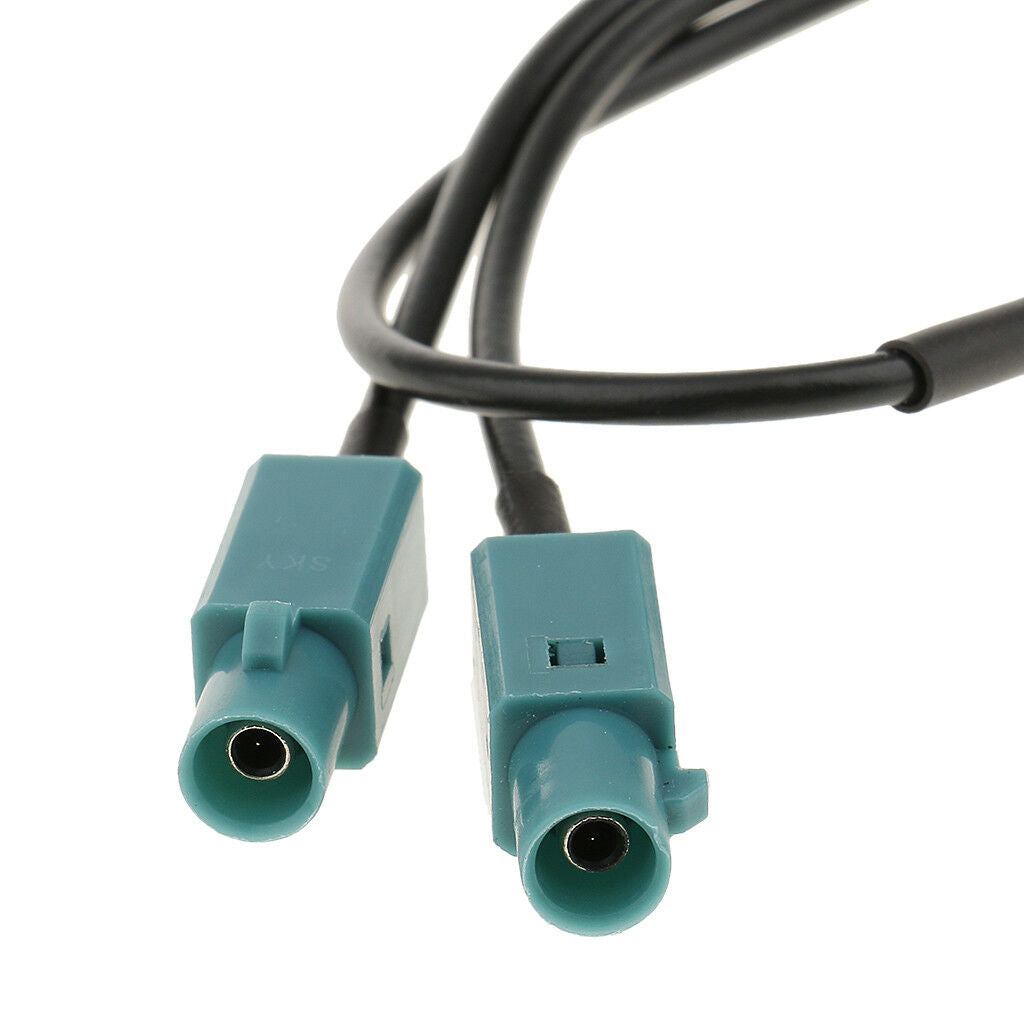 Car 2 Male Fakra to 1 Female Car Radio Aerial Antenna Adapter for VW