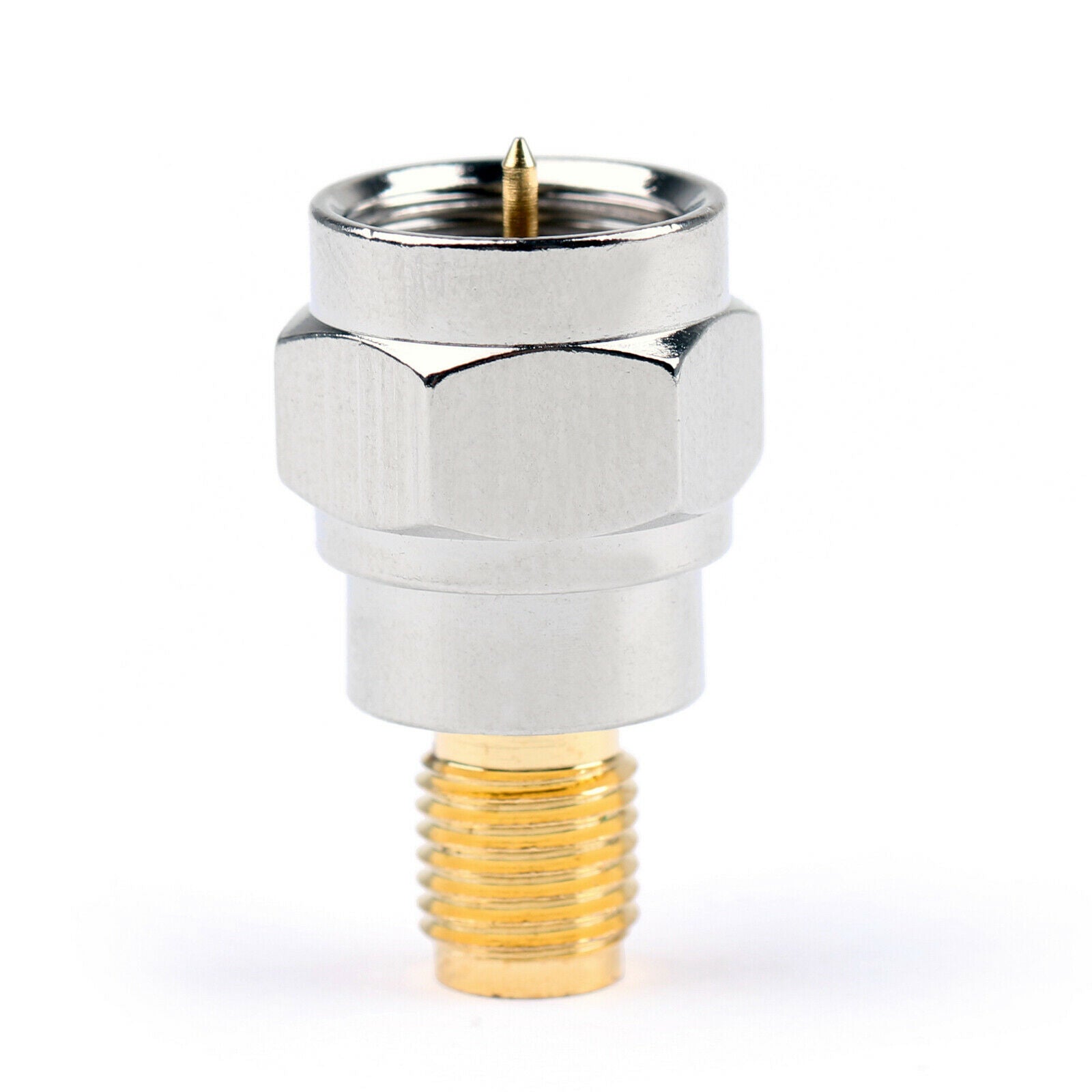 10PCS Adapter F TV Plug MaleToSMA Female Jack Screw thread Antenna Auto Radio CA