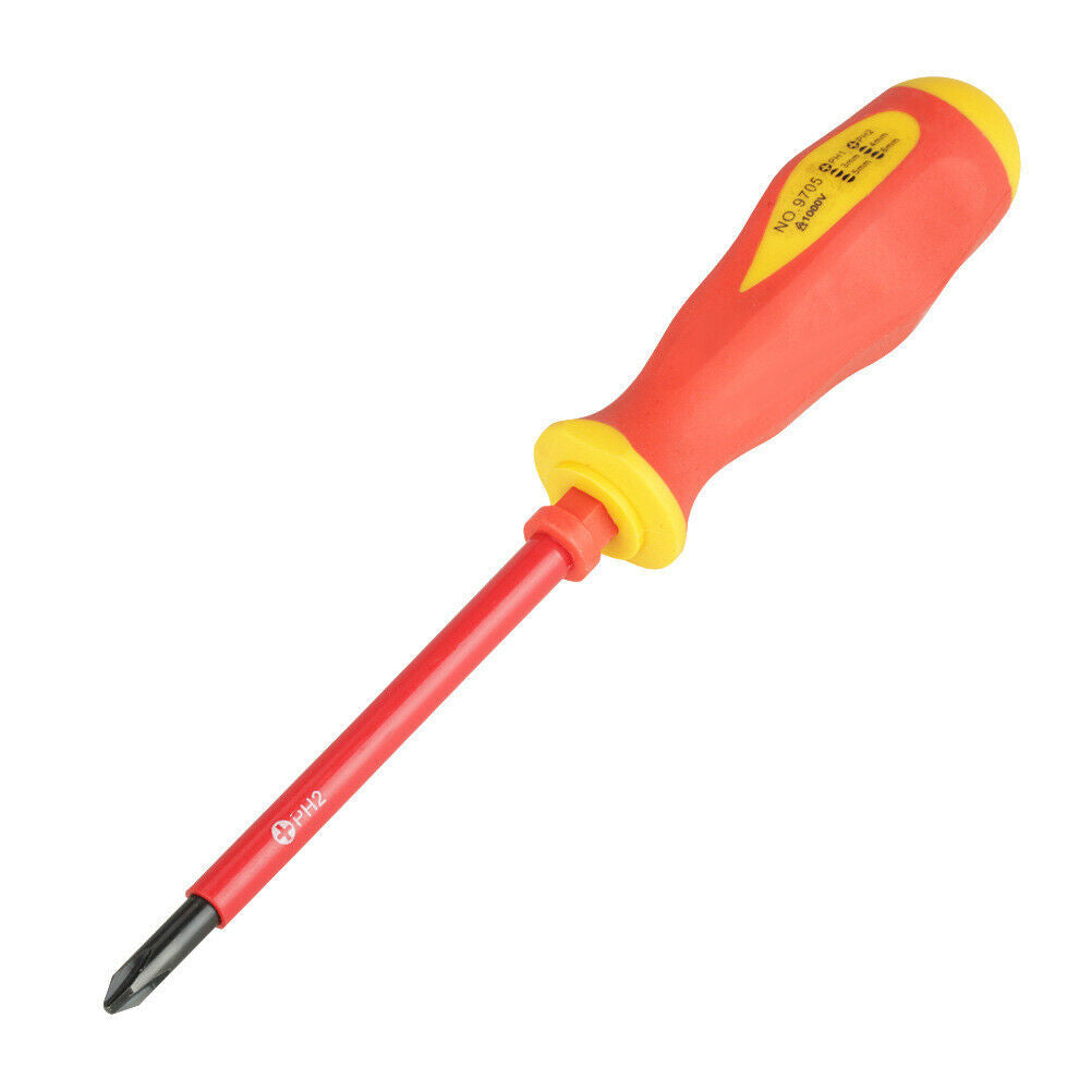 Insulated Screwdriver Set 7 Piece Interchangable Blades with strong magnetic