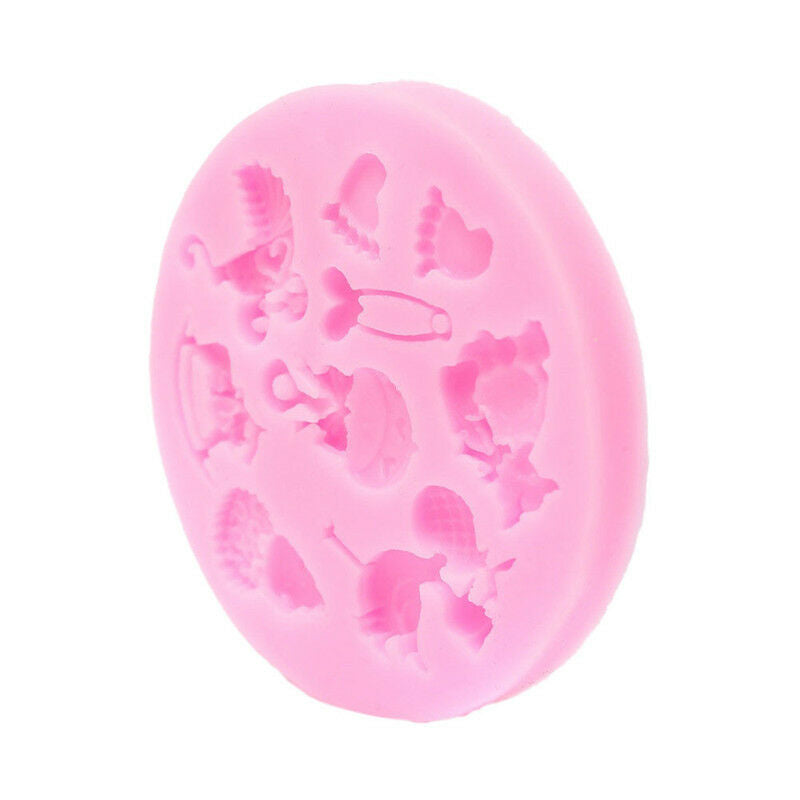 Baby Shower Silicone Fondant Cake Mould Mold Chocolate Baking Sugarcraf.l8