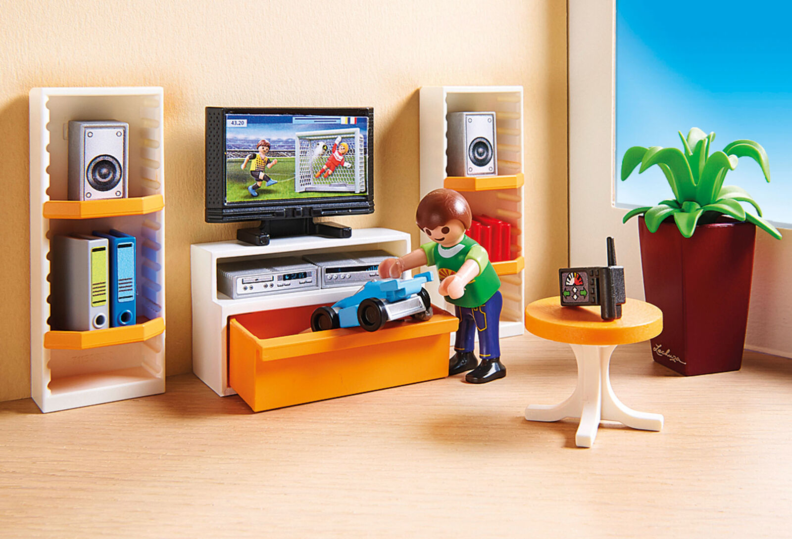 9267 Playmobil Living Room with Working Lights City Life Suitable for ages 4 yea
