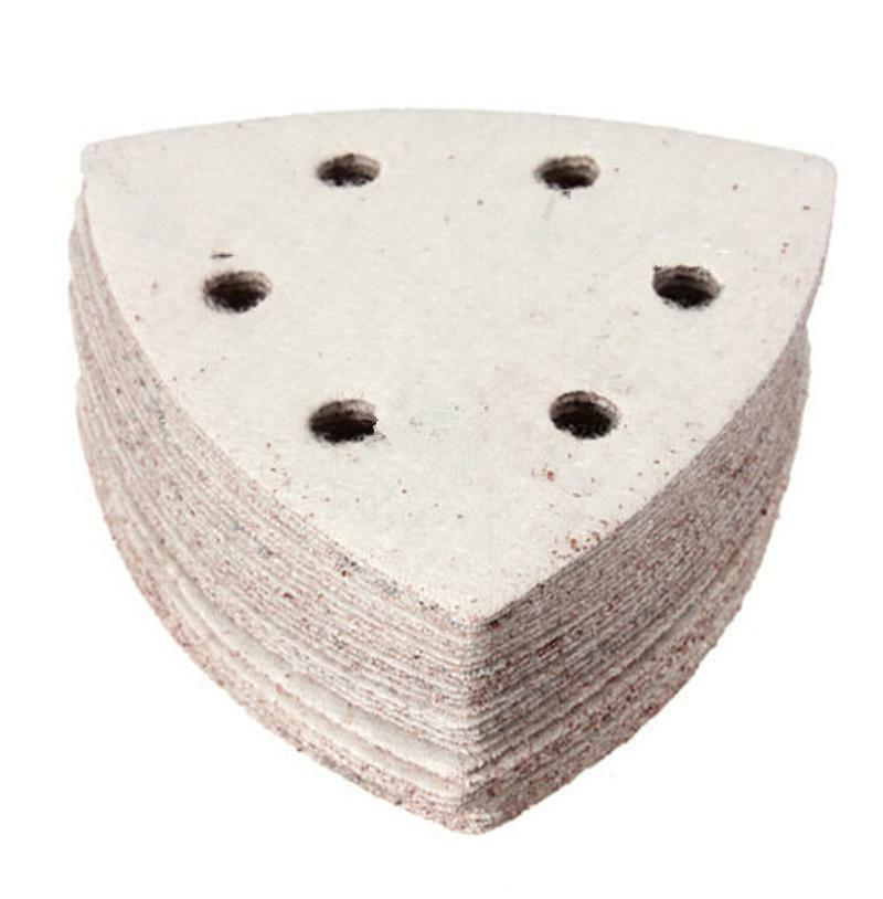 Precision Hot 30 Sand Paper Pads 90mm Triangle 80 Grit Sandin.l8