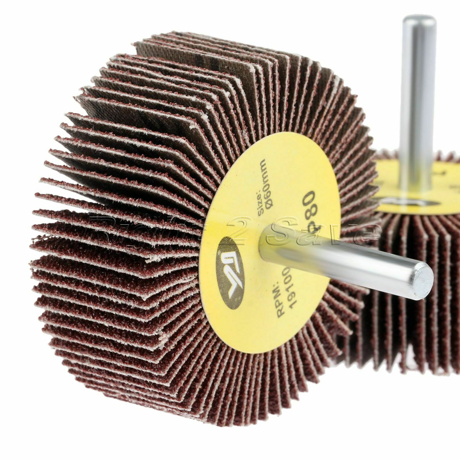 1pc 80 Grit Sanding Flap Wheel Disc Sandpaper Abrasive Woodworking Rotary Tool