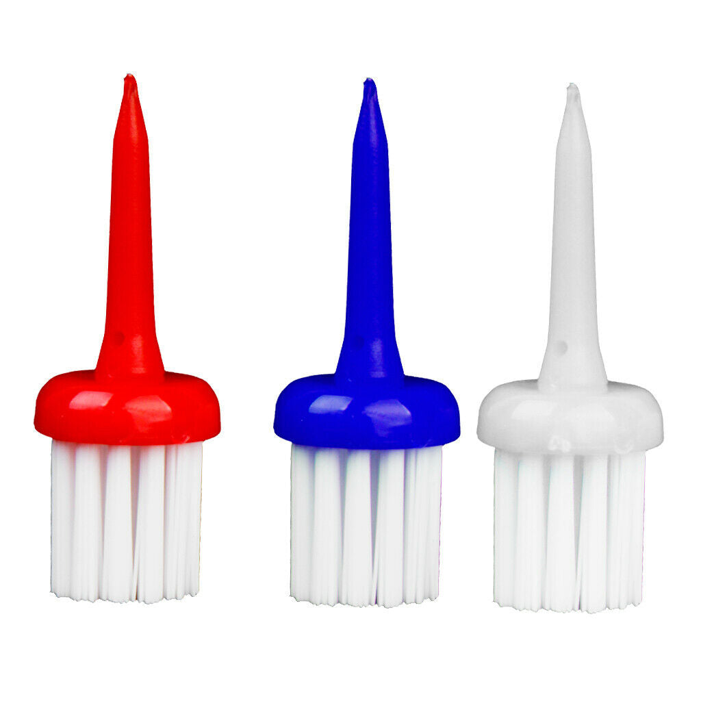 3 Packs ( Different Size) Golf Tees Brush Driver Training Accessory Random